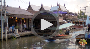 floating markets food tour Video
