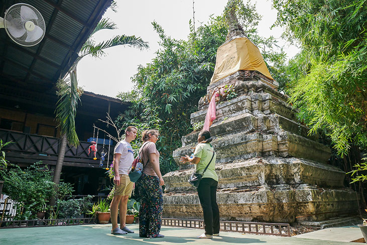 Ancient pagoda in Thonburi, Bangkok