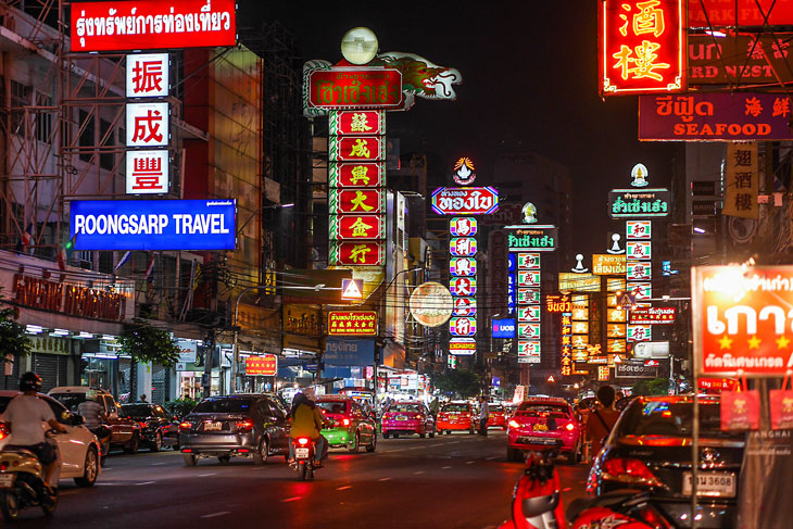 The Bangkok Chinatown night life