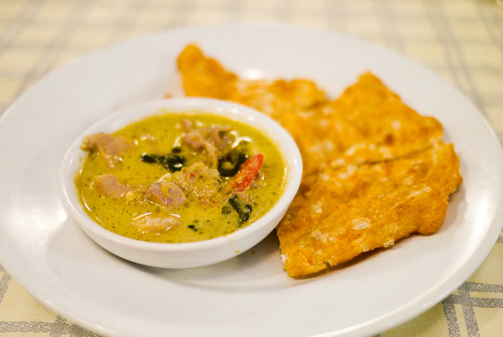 Green Curry with Roti