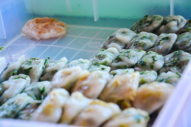 Gui shai or Chinese style chive dumpling