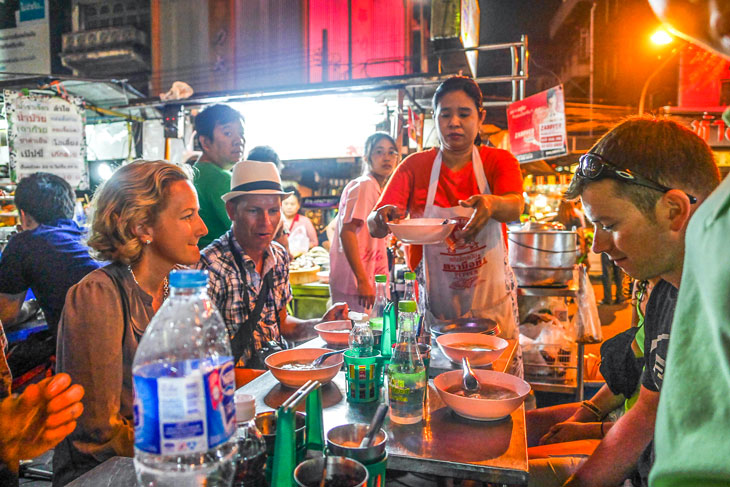 Chinatown Street Food at Bangkok Night