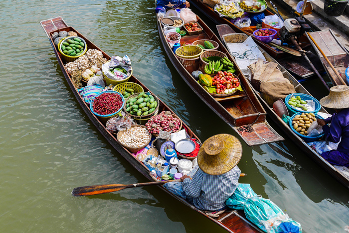 Floating market | Things to do in Bangkok | Bangkok Food Tours