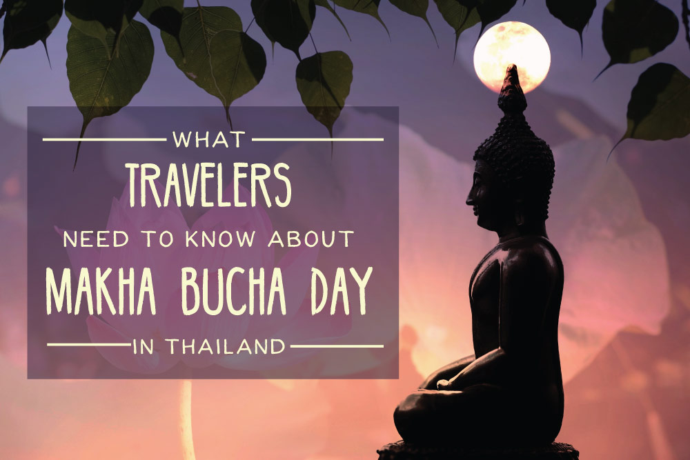 Horizontal poster | Makha Bucha Day in Thailand | Bangkok Food Tours